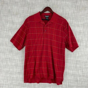 Brooks Brothers polo shirt performance knit cotton red 3086